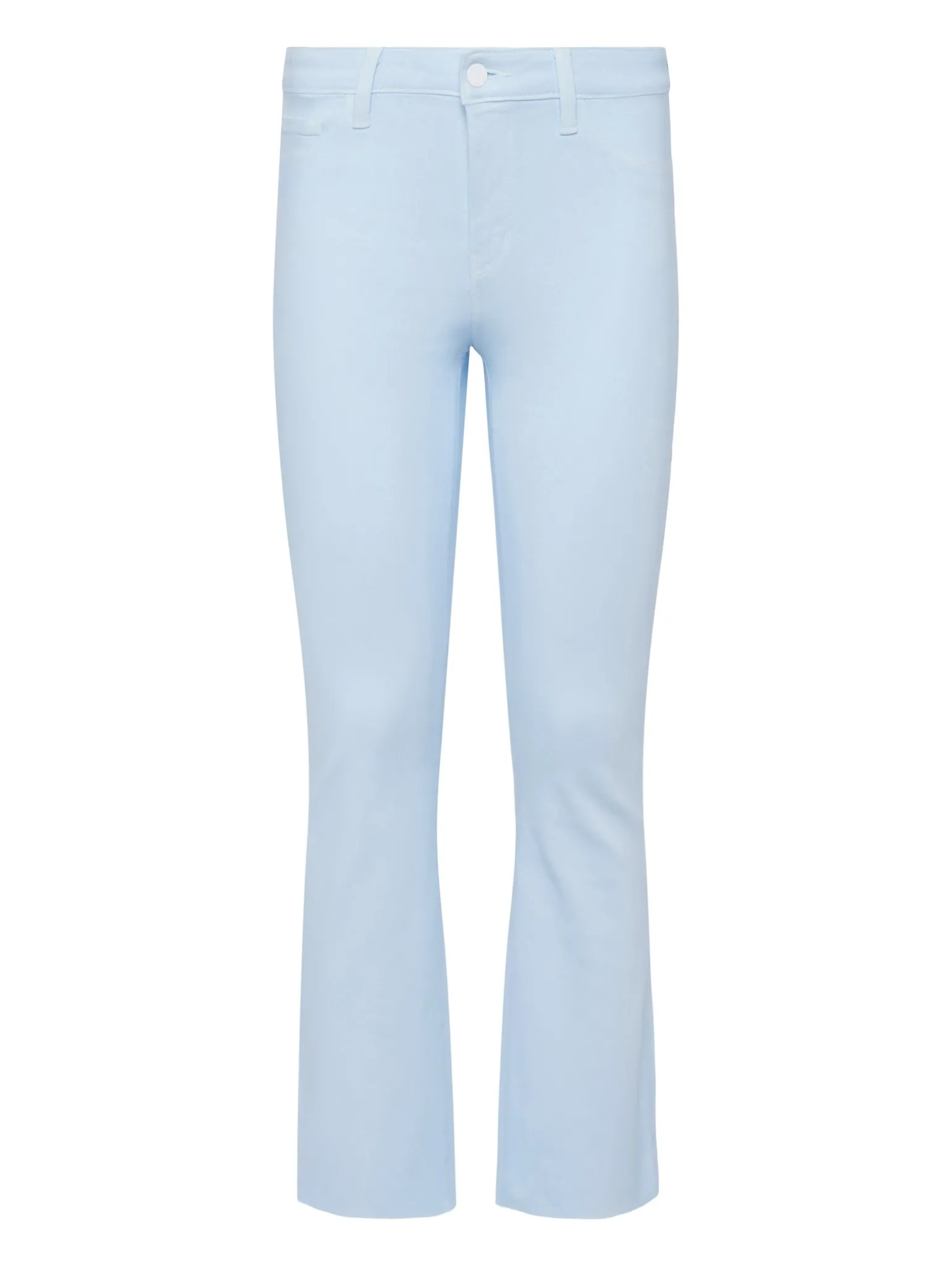 Kendra Coated Cropped Flare Jean