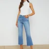 Kendra Cropped Flare Jean
