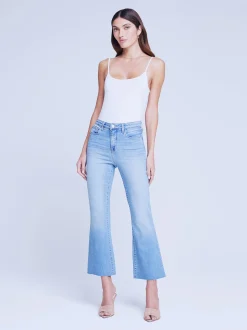 Kendra Cropped Flare Jean