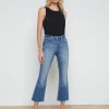 Kendra Cropped Flare Jean