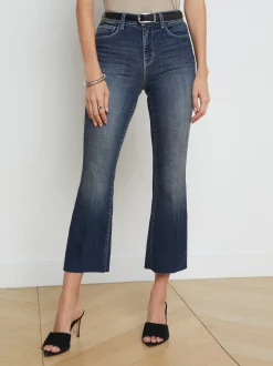 Kendra Cropped Flare Jean