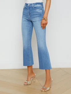Kendra Cropped Flare Jean