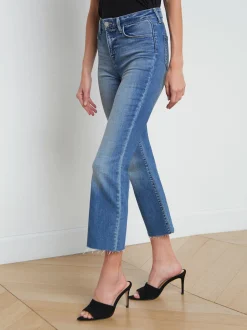 Kendra Cropped Flare Jean