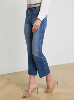 Kendra Cropped Flare Jean