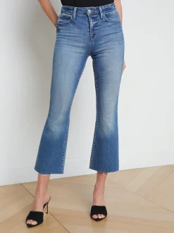Kendra Cropped Flare Jean