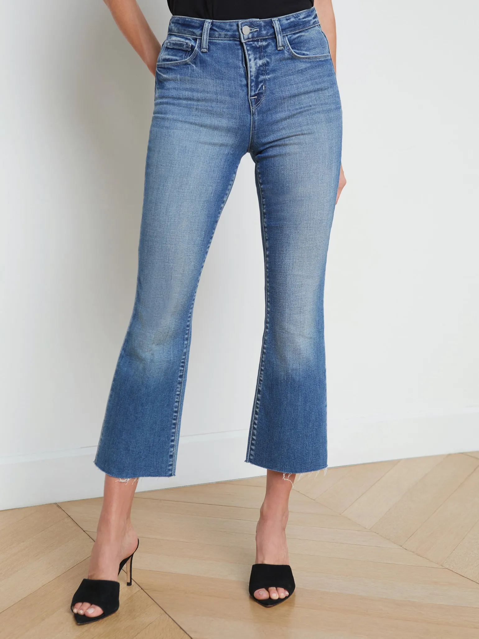 Kendra Cropped Flare Jean