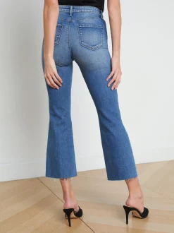 Kendra Cropped Flare Jean