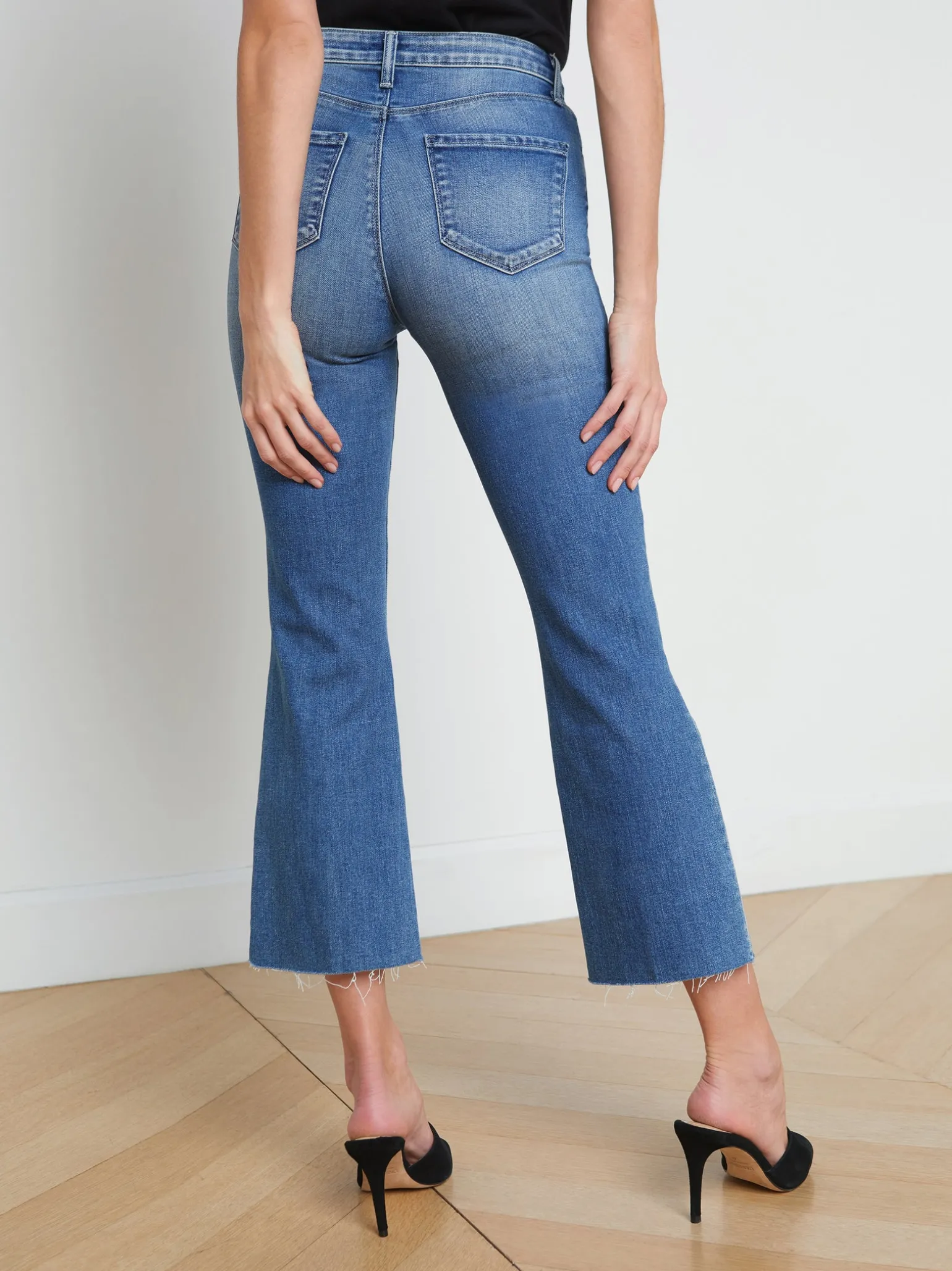 Kendra Cropped Flare Jean