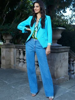 Kenzie Cotton-Blend Blazer