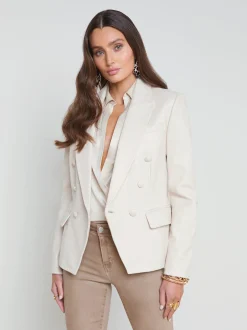 Kenzie Leather Blazer