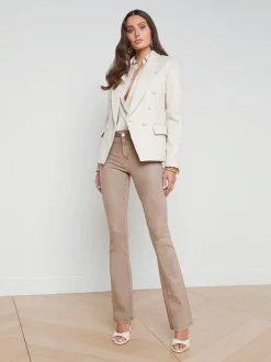 Kenzie Leather Blazer