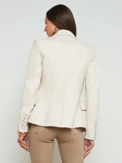 Kenzie Leather Blazer