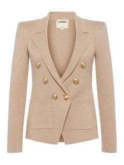 Kenzie Metallic Knit Blazer