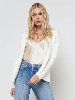 Lacey Knit Blazer
