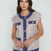 Laurel Tweed Oversized Vest