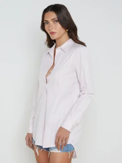 Layla Back-Vent Poplin Tunic