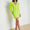 Linnie Front-Pleat Dress