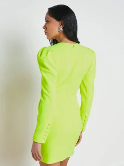 Linnie Front-Pleat Dress