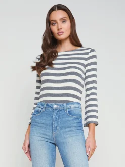Lucille Boatneck Top