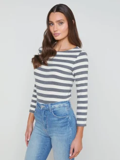 Lucille Boatneck Top