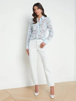 Maia Floral Lace Blouse