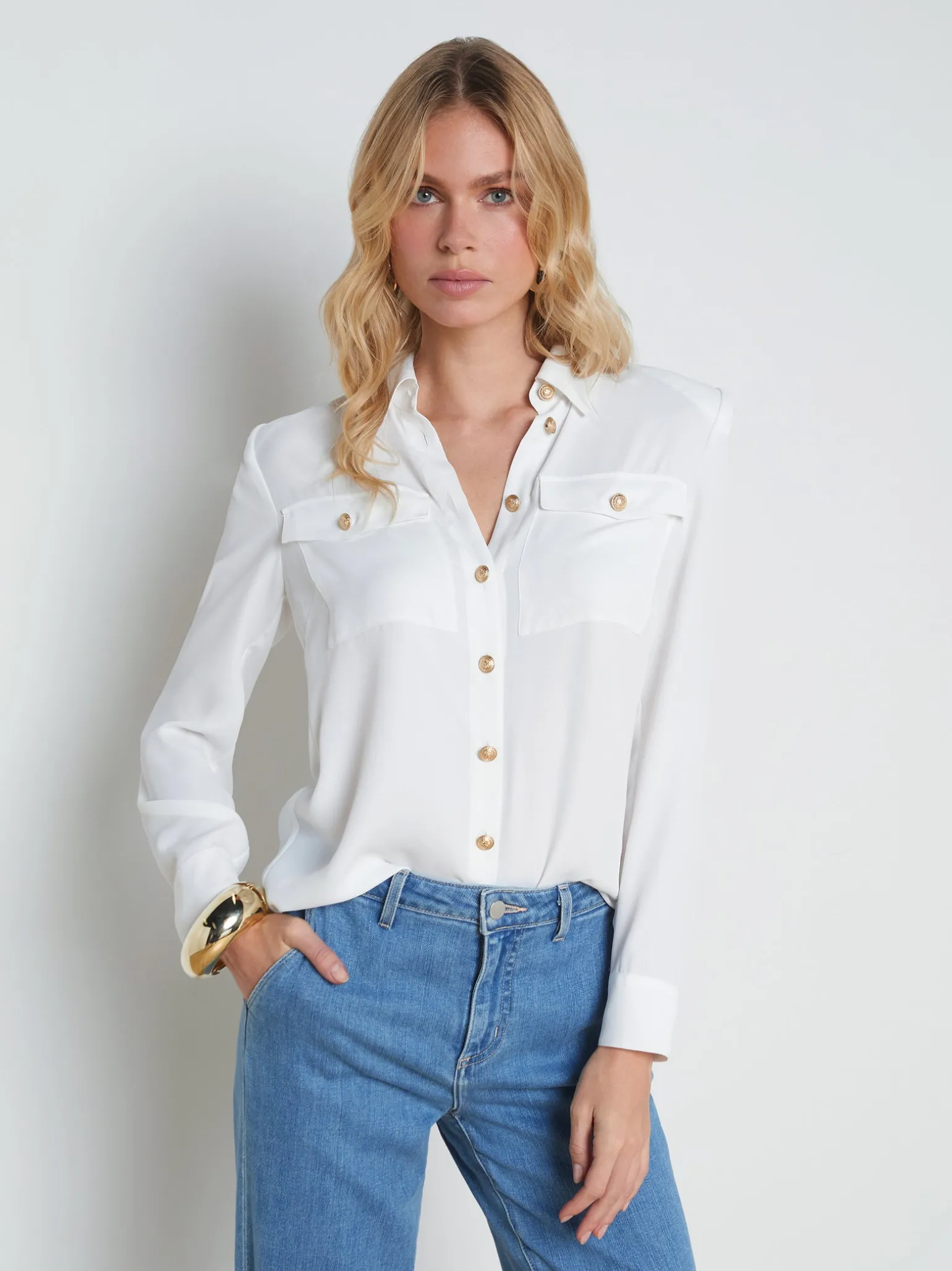 Maisy Cargo Pocket Shirt