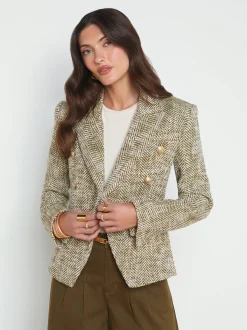 Marie Herringbone Blazer