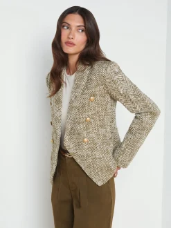 Marie Herringbone Blazer