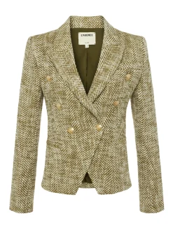 Marie Herringbone Blazer