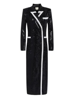 Marlowe Sequin Tuxedo Jacket