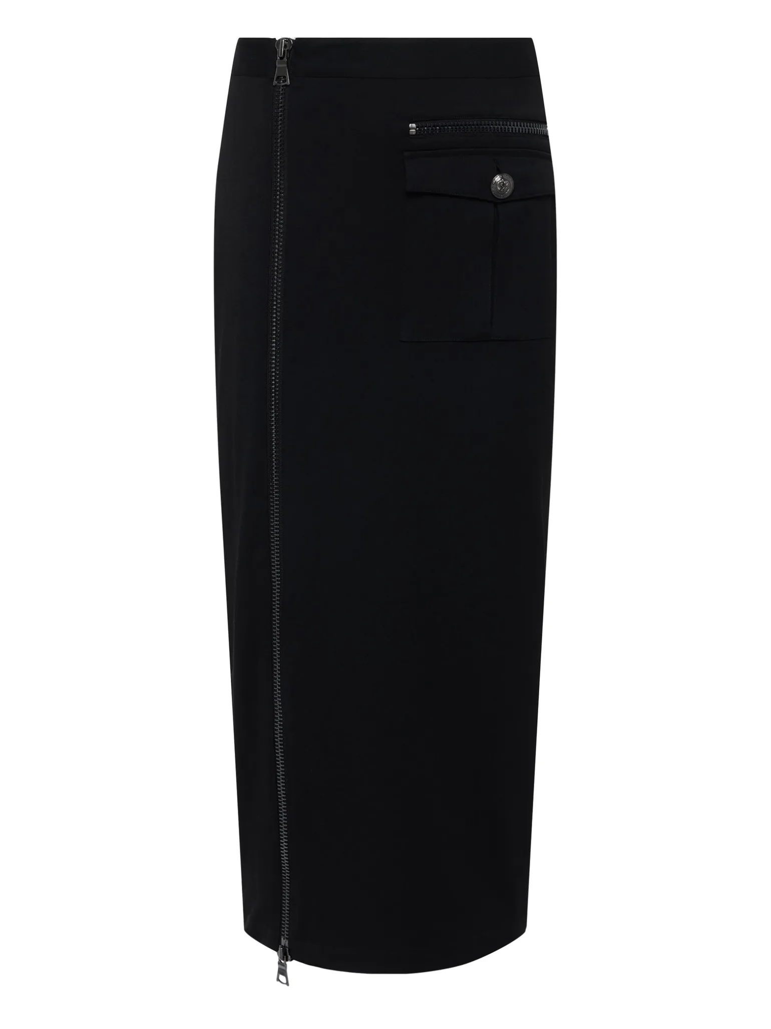 Maverick Zippered Pencil Skirt