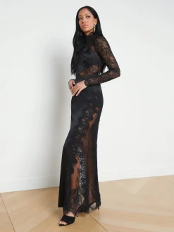 Minka Silk Lace Skirt