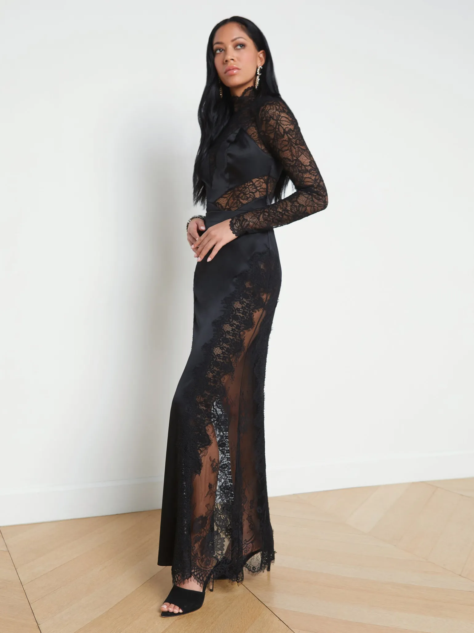 Minka Silk Lace Skirt