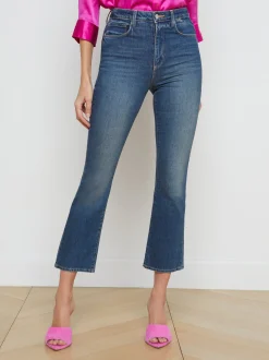 Mira Cropped Micro Boot Jean