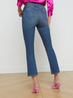 Mira Cropped Micro Boot Jean
