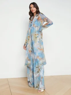 Moda Silk Organza Trench Coat