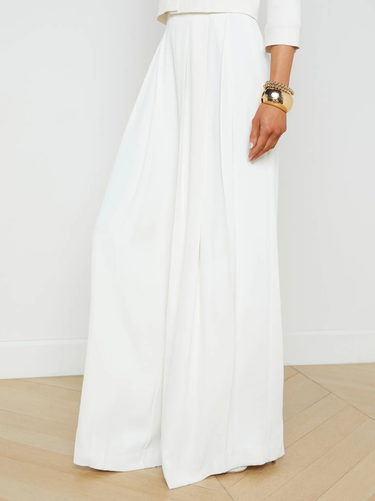 Nova Pleated Wide-Leg Pant