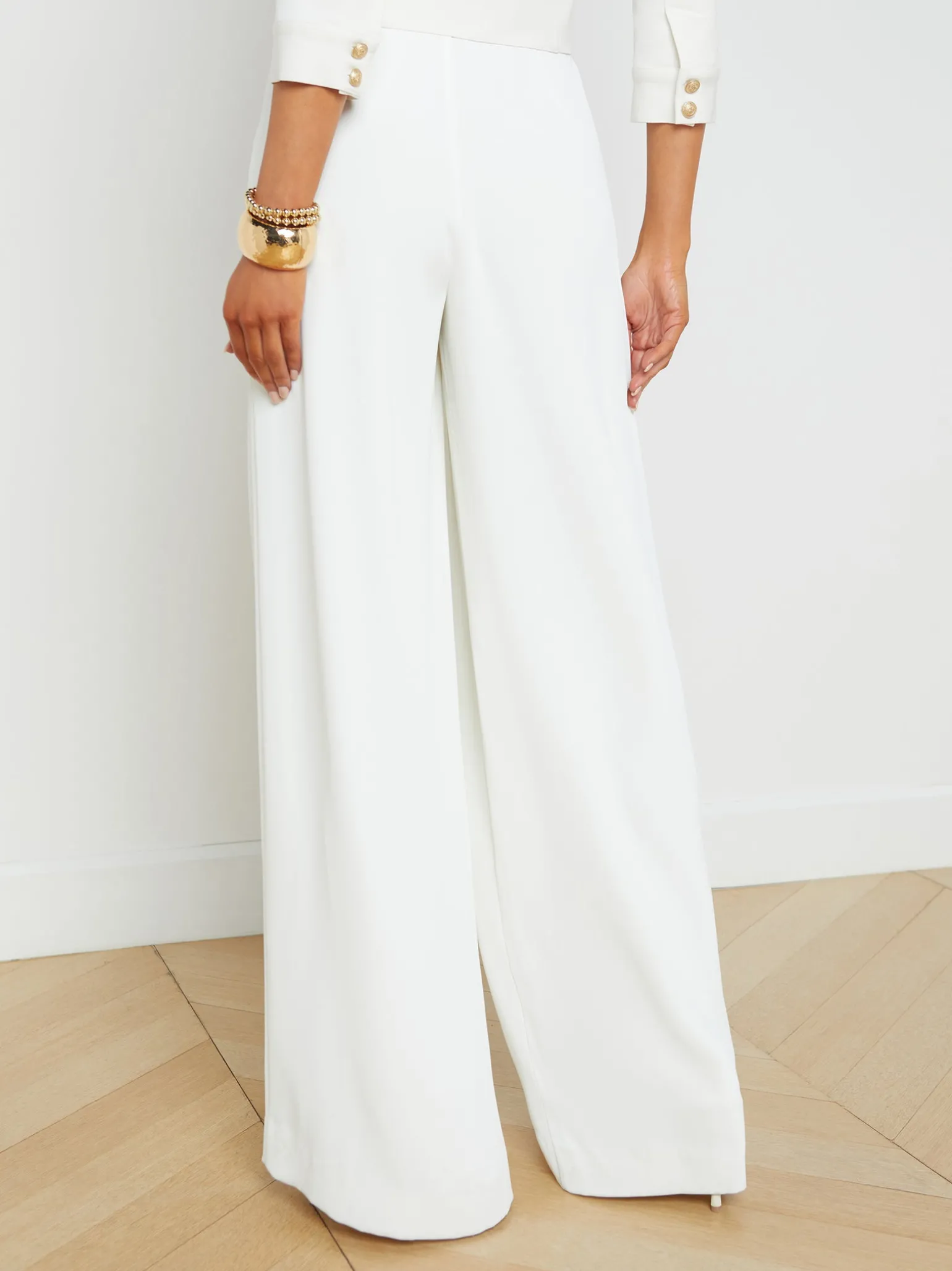 Nova Pleated Wide-Leg Pant