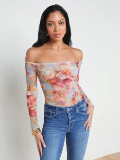 Peonie Off-the-Shoulder Bodysuit