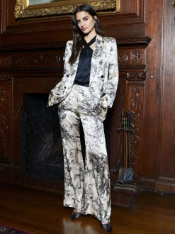 Pilar Silk Wide-Leg Pant