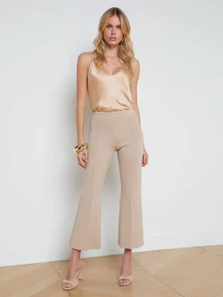 Ren Cropped Flare Knit Pant