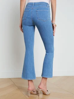 Rue Split-Hem Cropped Jean