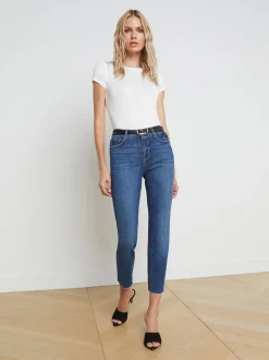 Sada Slim-Leg Cropped Jean