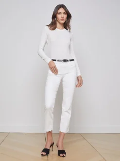 Sada Slim-Leg Cropped Jean