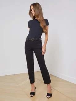 Sada Slim-Leg Cropped Jean