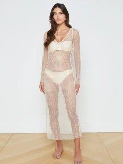 Sara Mesh Cover-Up Dress
