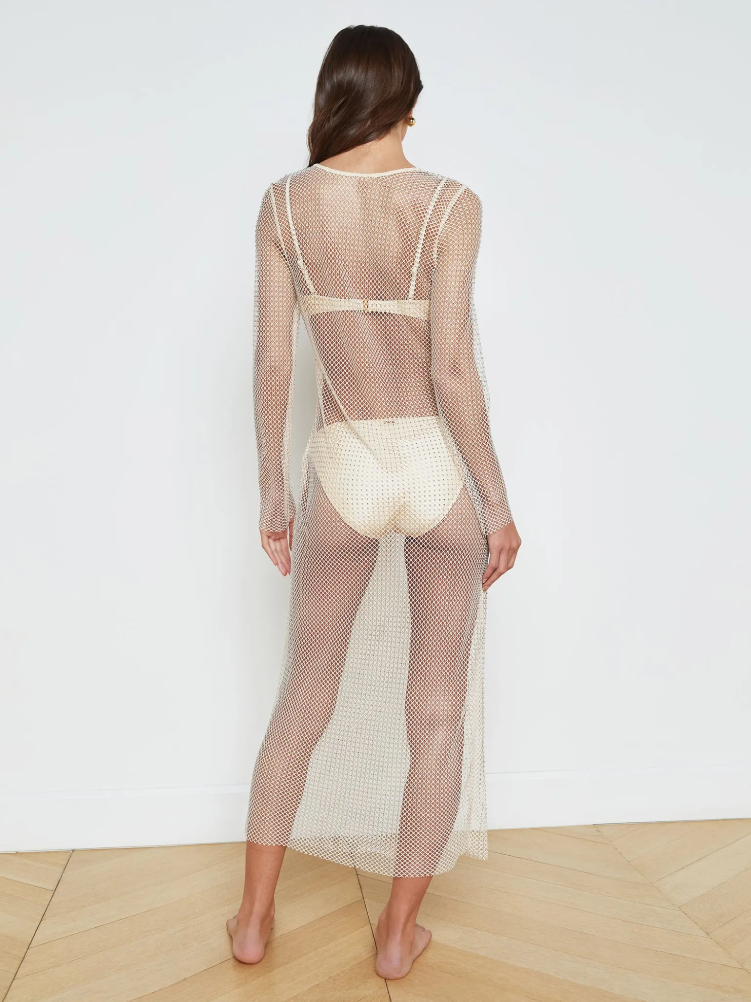 Sara Mesh Cover-Up Dress