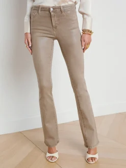 Selma Coated Bootcut Jean