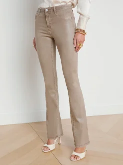 Selma Coated Bootcut Jean