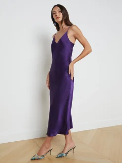 Seridie Silk Slip Dress